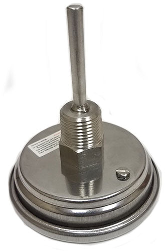 Thermometer 1/2" NPT with 2.5" Probe
